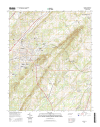 Athens Tennessee  - 24k Topo Map
