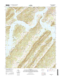 Bacon Gap Tennessee  - 24k Topo Map