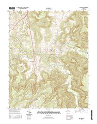 Bald Knob Tennessee  - 24k Topo Map