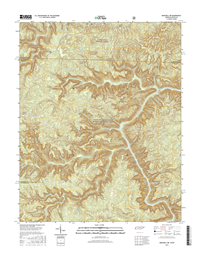 Barthell SW Tennessee - Kentucky - 24k Topo Map