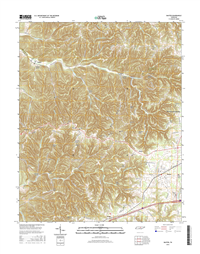 Baxter Tennessee  - 24k Topo Map
