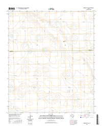 Abernathy SW Texas - 24k Topo Map