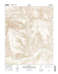 Abra Texas - 24k Topo Map