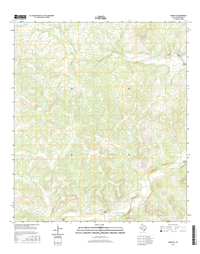 Adams SE Texas - 24k Topo Map