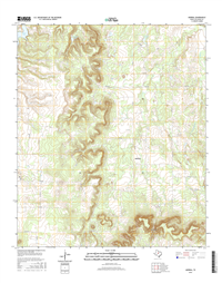 Admiral Texas - 24k Topo Map