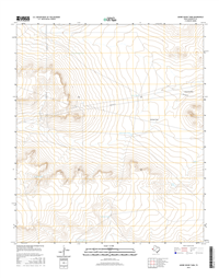 Adobe House Tank Texas - 24k Topo Map