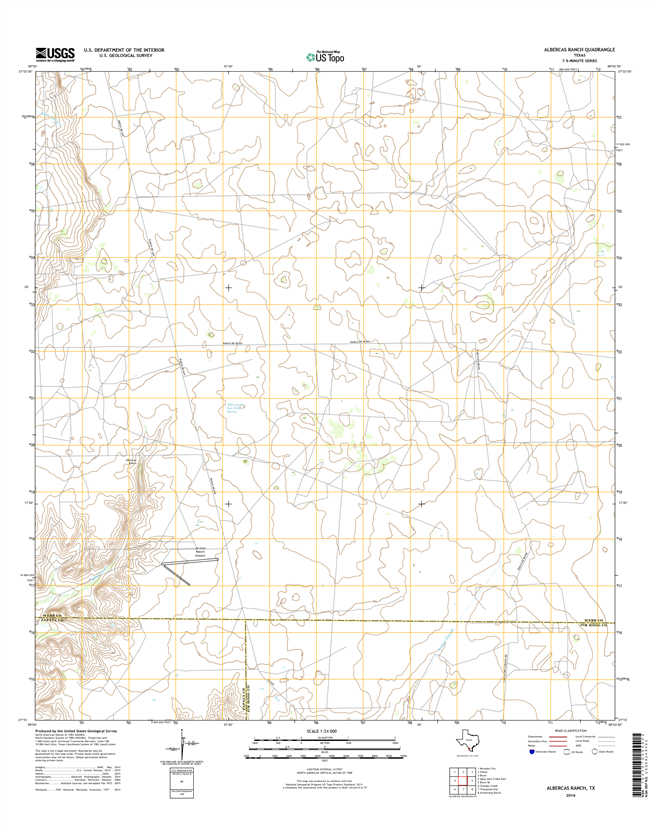 Albercas Ranch Texas - 24k Topo Map