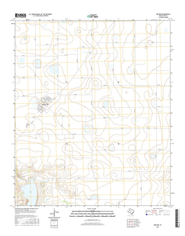 Wilson Texas - 24k Topo Map