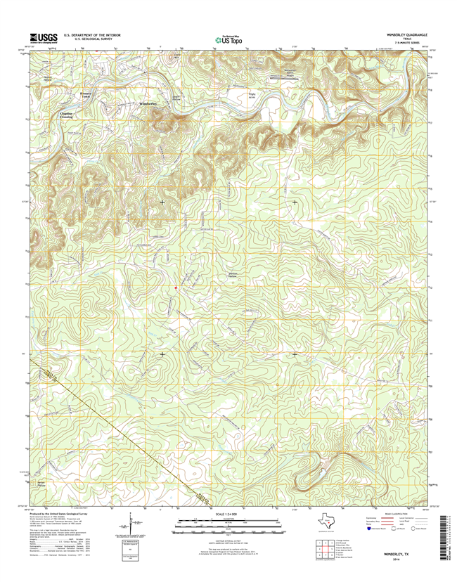 Wimberley Texas - 24k Topo Map