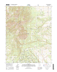 Abajo Peak Utah - 24k Topo Map