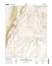 Abes Knoll Utah - 24k Topo Map