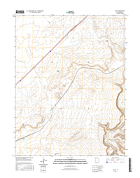 Agate Utah - 24k Topo Map