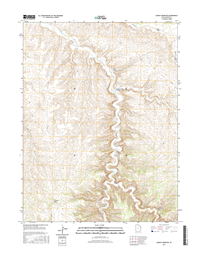 Agency Draw NE Utah - 24k Topo Map