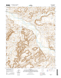 Aneth Utah - 24k Topo Map