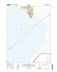 Antelope Island South Utah - 24k Topo Map