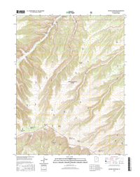 Anthro Mountain Utah - 24k Topo Map
