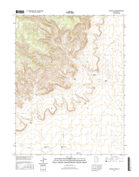 Antone Canyon Utah - 24k Topo Map