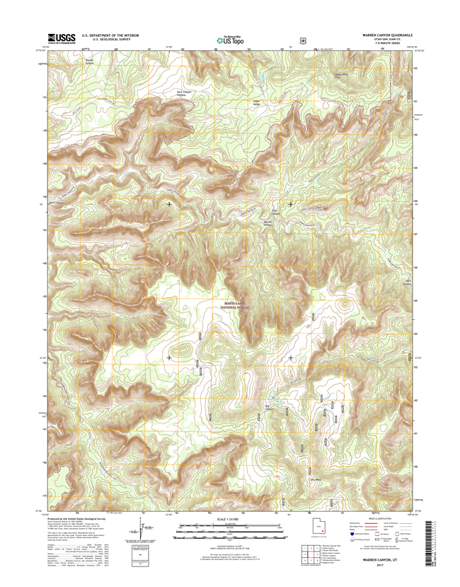 Warren Canyon Utah - 24k Topo Map