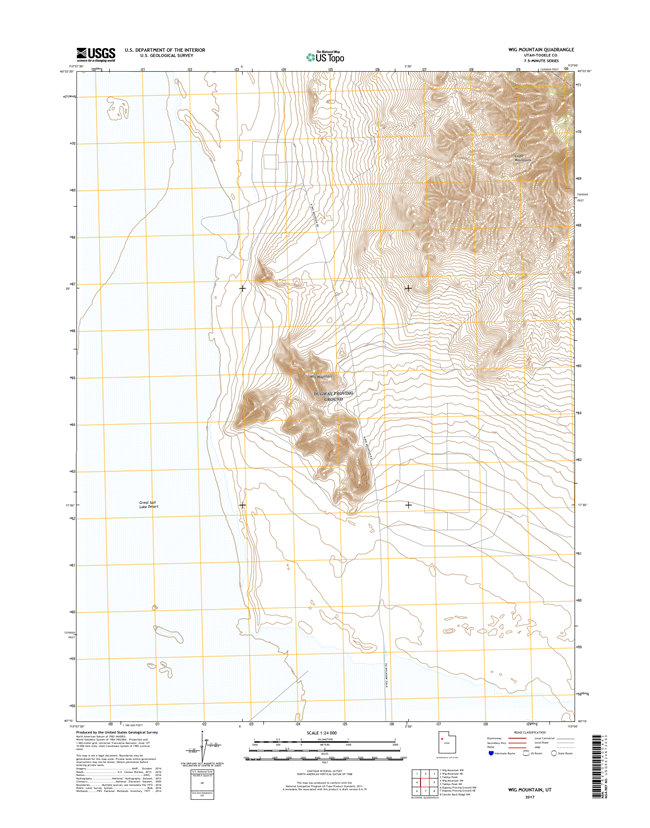 Wig Mountain Utah - 24k Topo Map