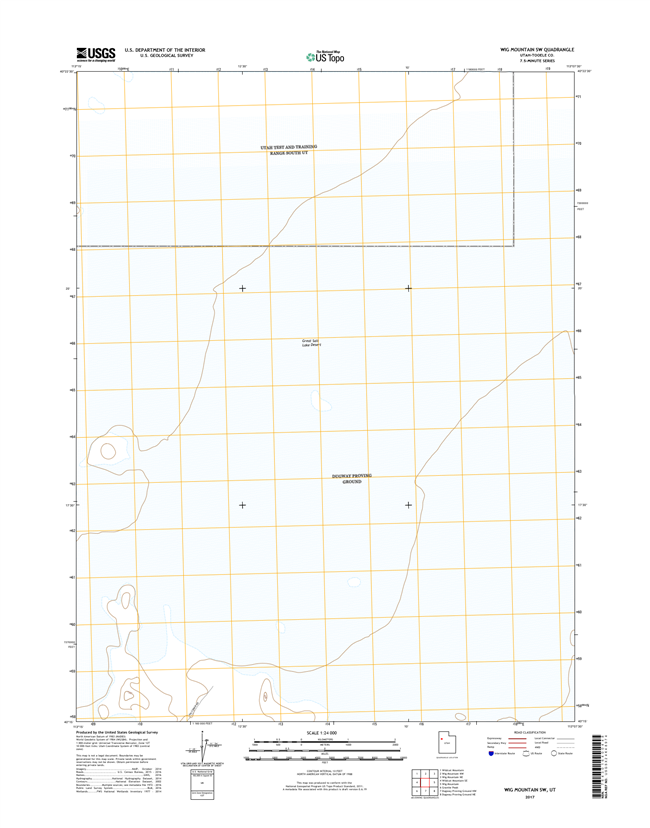 Wig Mountain SW Utah - 24k Topo Map