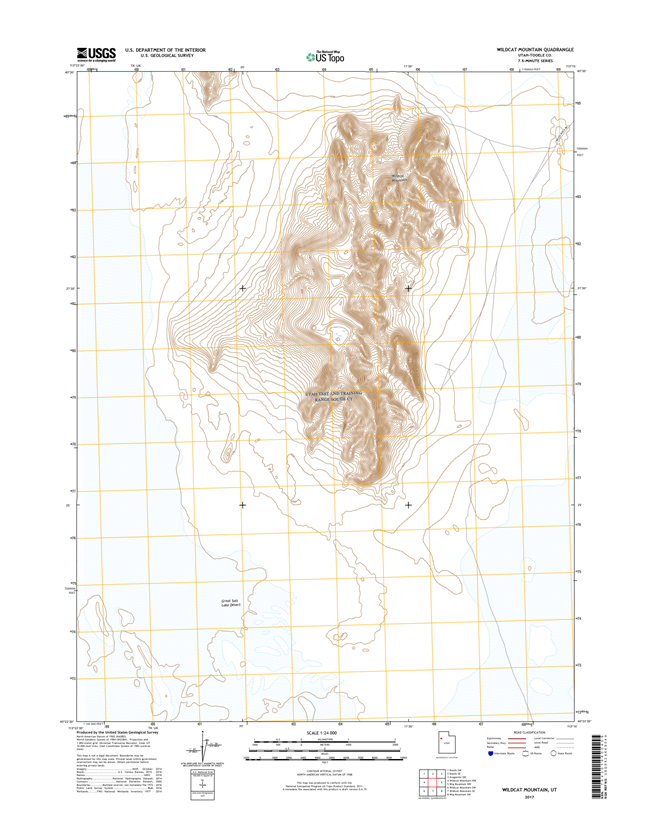 Wildcat Mountain Utah - 24k Topo Map