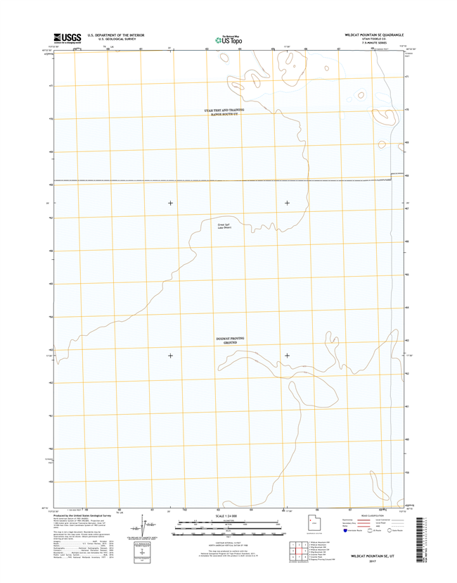 Wildcat Mountain SE Utah - 24k Topo Map