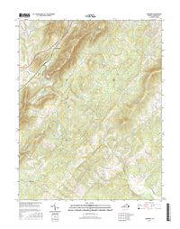 Alberene Virginia  - 24k Topo Map