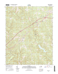 Alberta Virginia  - 24k Topo Map