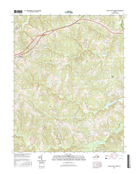 Amelia Court House Virginia  - 24k Topo Map