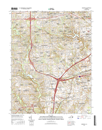 Annandale Virginia  - 24k Topo Map