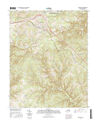 Appomattox Virginia  - 24k Topo Map
