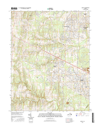 Arcola Virginia  - 24k Topo Map
