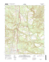 Ashland Virginia  - 24k Topo Map