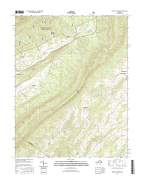 Augusta Springs Virginia  - 24k Topo Map