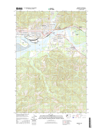 Aberdeen Washington  - 24k Topo Map