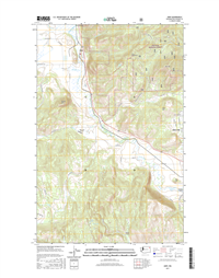 Addy Washington  - 24k Topo Map