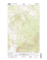 Addy Mountain Washington  - 24k Topo Map