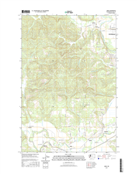 Adna Washington  - 24k Topo Map