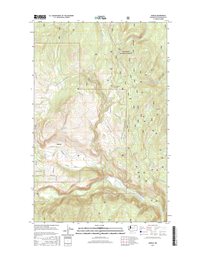 Aeneas Washington  - 24k Topo Map