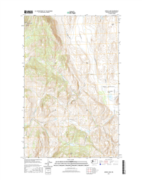 Aeneas Lake Washington  - 24k Topo Map