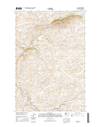 Albion Washington  - 24k Topo Map