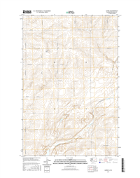 Almira SE Washington  - 24k Topo Map