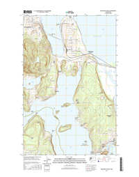 Anacortes South Washington  - 24k Topo Map
