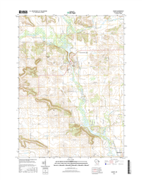 Albany Winconsin  - 24k Topo Map