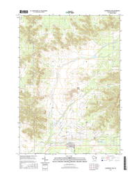 Alderwood Lake Winconsin  - 24k Topo Map