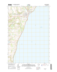 Algoma Winconsin  - 24k Topo Map