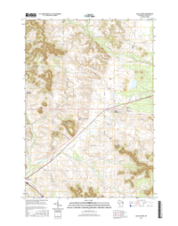 Alma Center Winconsin  - 24k Topo Map