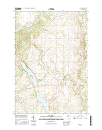 Almena Winconsin  - 24k Topo Map