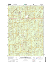 Alvin Winconsin  - 24k Topo Map