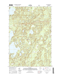Alvin NW Winconsin  - 24k Topo Map